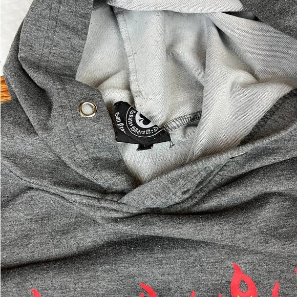 Thrasher Magazine Gray Skateboard Pullover Hoodie Mens Sz S - Picture 6 of 6